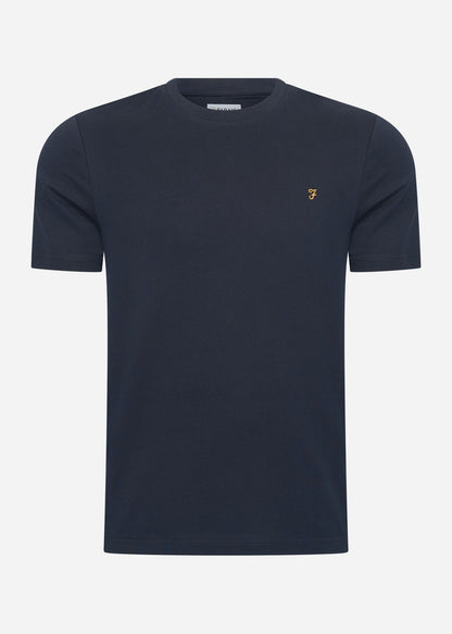 Farah T-shirts  Danny reg tee - true navy 