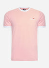 Ellesse T-shirts  Meduno tee - light pink white 