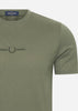 Fred Perry T-shirts  Embroidered t-shirt - laurel wreath green 