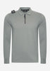 MA.Strum Polo's  Ls jersey zip polo - sedona grey 