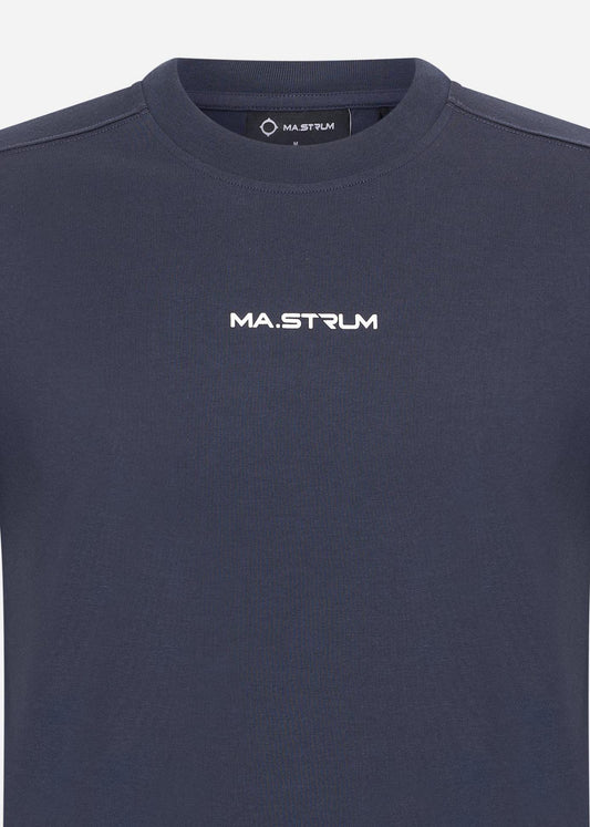 MA.Strum T-shirts  Mastrum printed tee - ink navy 