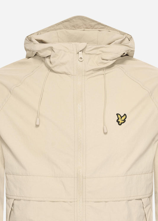 Lyle & Scott Jassen  Hooded windbreaker jacket - stone 