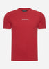 MA.Strum T-shirts  Mastrum printed tee - carmine 