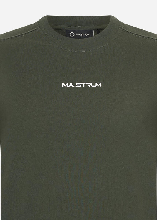 MA.Strum T-shirts  Mastrum printed tee - oil slick 