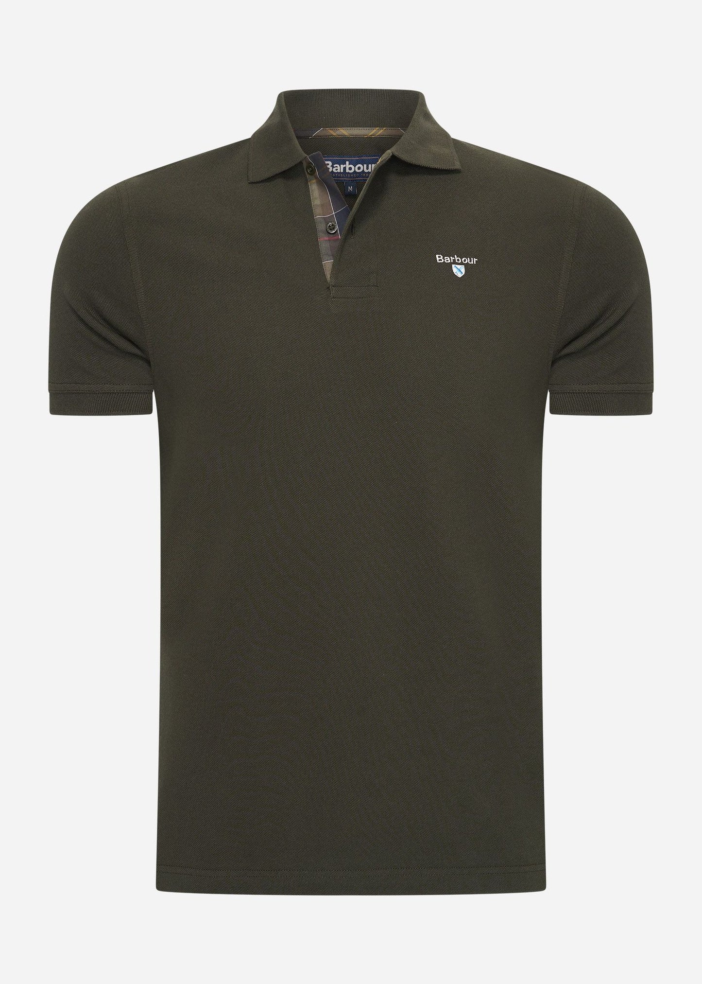 Barbour Polo's  Tartan pique polo shirt - forest green 