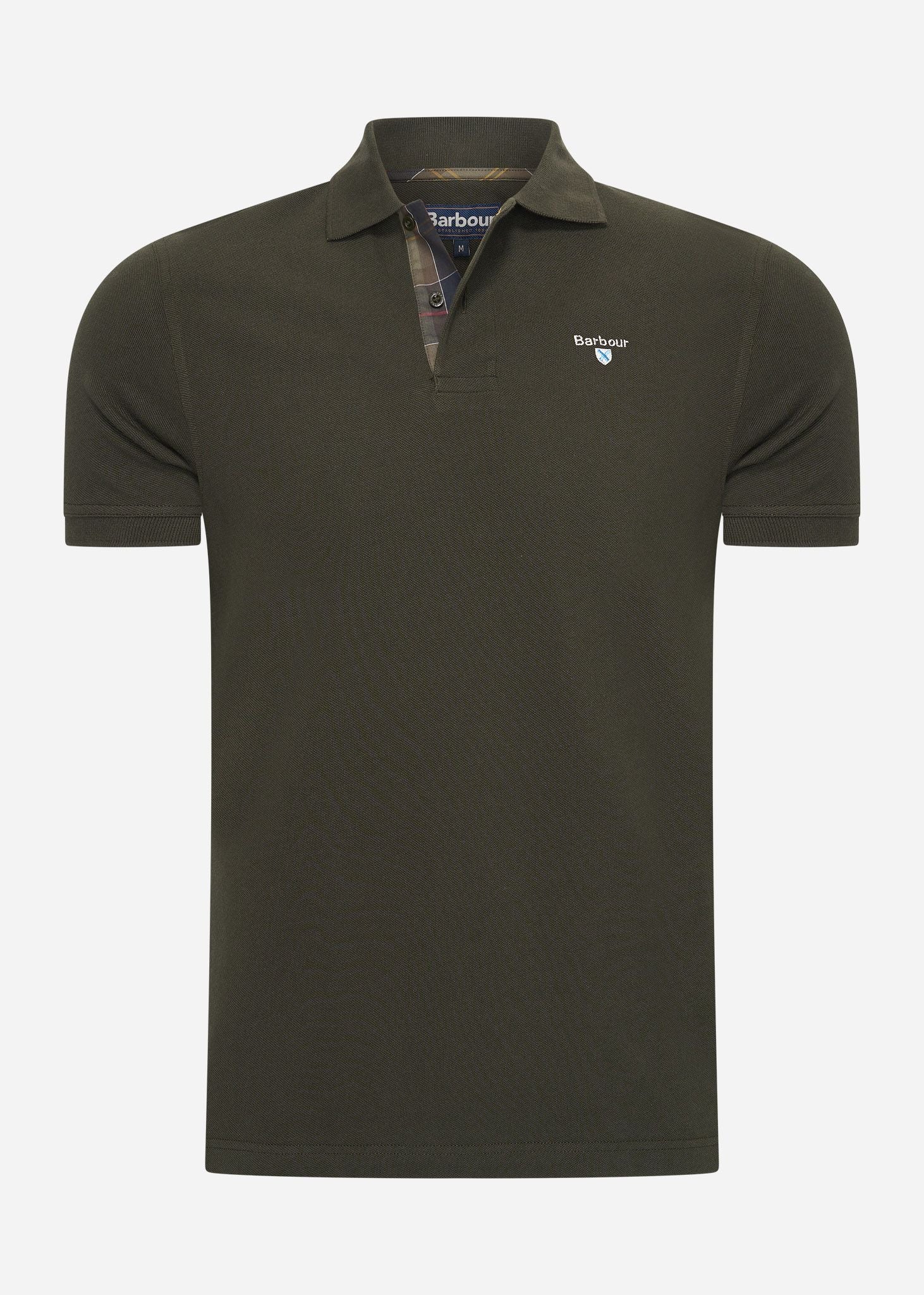 Barbour Polo's  Tartan pique polo shirt - forest green 