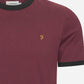 Farah T-shirts  Groves reg ringer - farah-red 