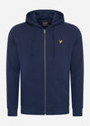 Lyle & Scott Vesten  Zip through hoodie - navy 