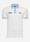 Ellesse Polo's  Tor polo - white light blue 