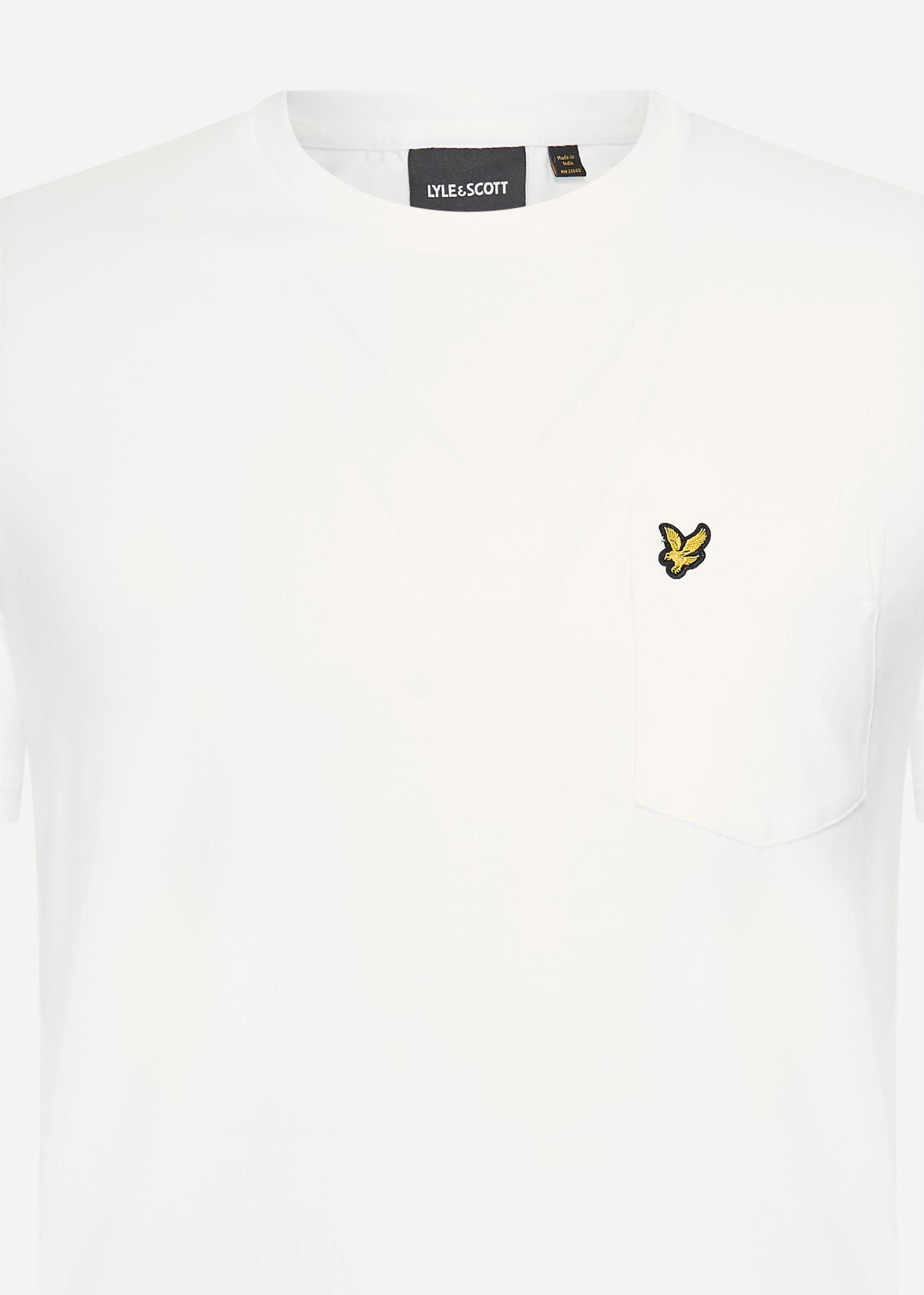 Lyle & Scott T-shirts  Pocket t-shirt - white 