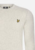 Lyle & Scott Truien  Cotton merino crew neck jumper - light grey marl 