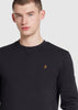 Farah Truien  Sweatshirt tim new crew - black 