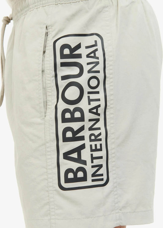 Barbour International Zwembroeken  Large logo swim short - paloma 