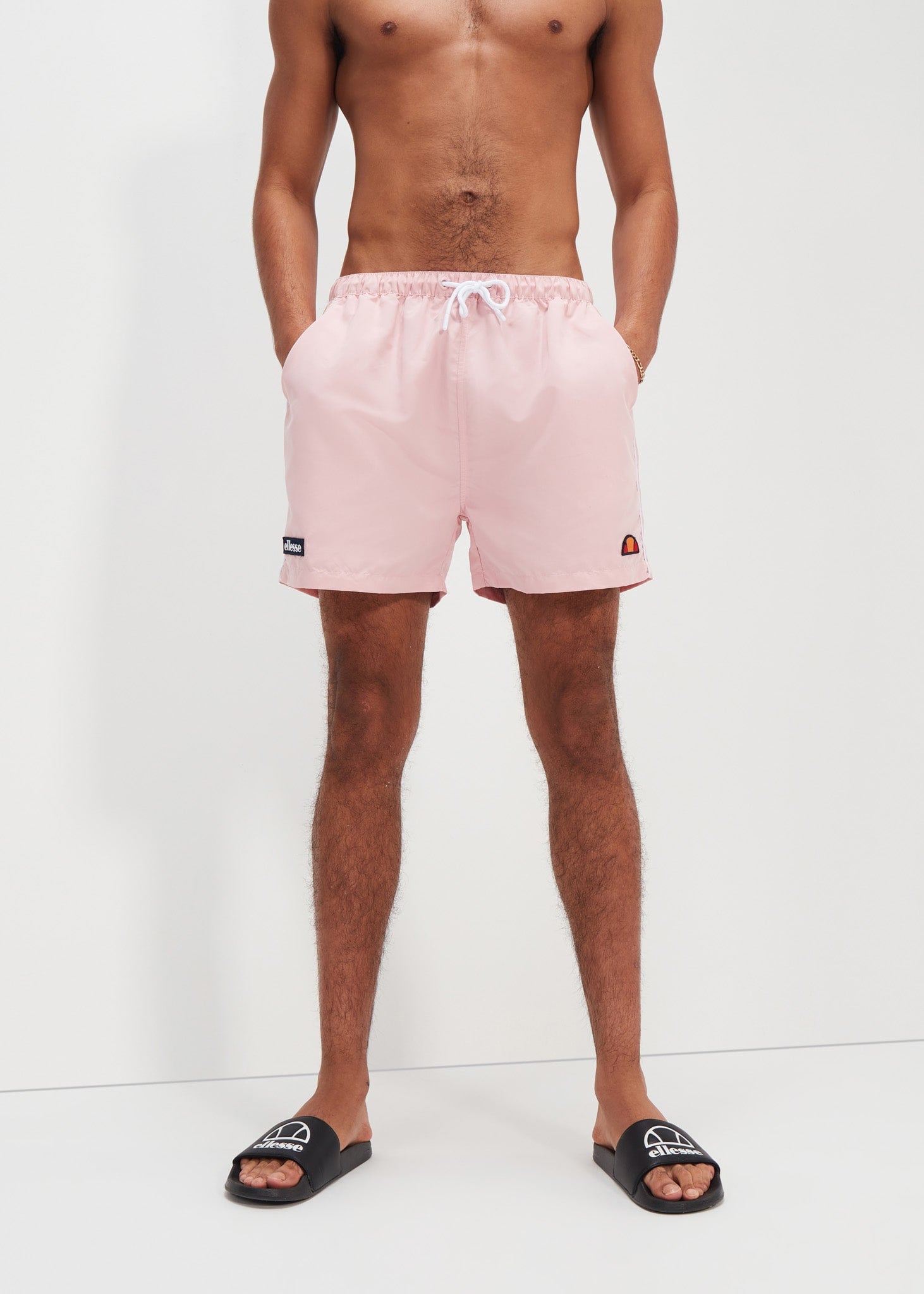 Ellesse Zwembroeken  Dem slackers swim shorts - light pink white 