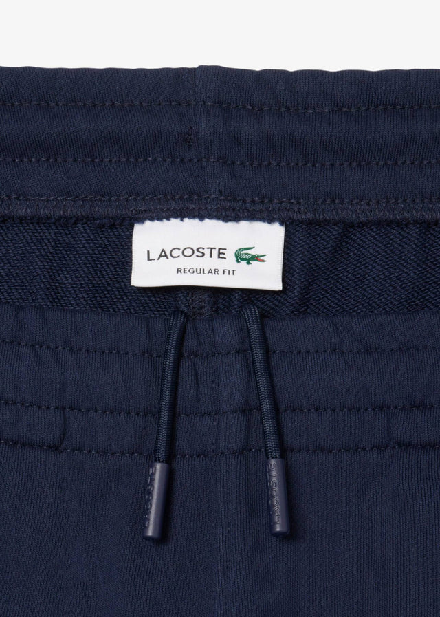 Lacoste Shorts Regular fit fleece shorts - navy blue