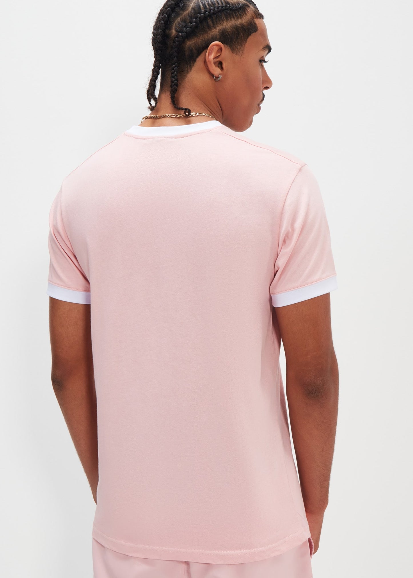 Ellesse T-shirts  Meduno tee - light pink white 