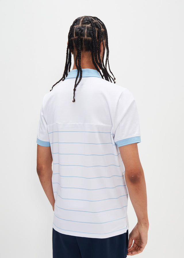Ellesse Polos  Tor polo - white light blue 