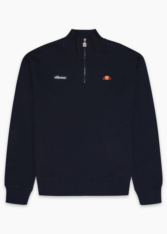 Ellesse Sweaters Verazo quarter zip top - black