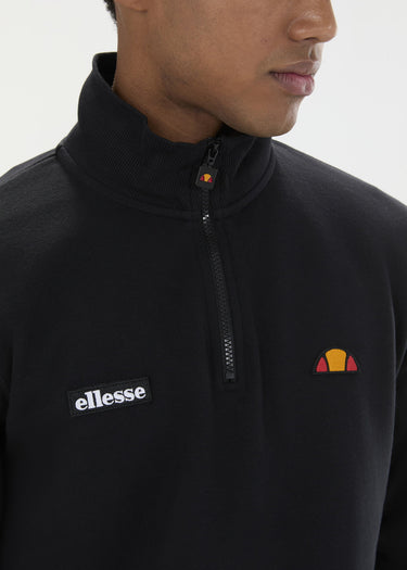 Ellesse Truien Verazo quarter zip top - black
