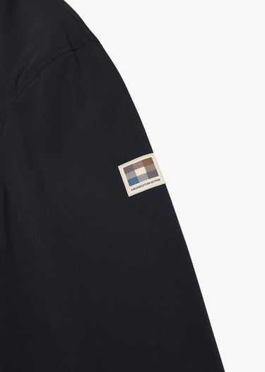 Aquascutum Jassen Hooded stretch windbreaker jacket - black