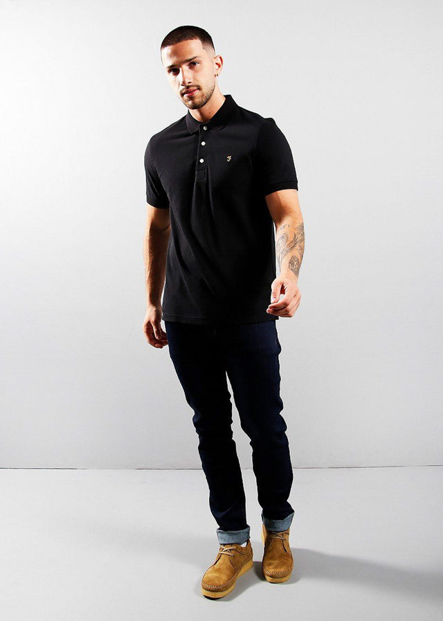 Farah Polos Blanes polo - black