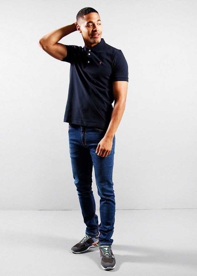 Farah Polos Blanes polo - true-navy