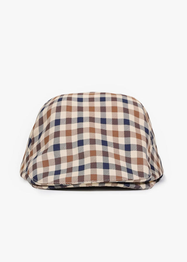 Aquascutum Caps Cotton flat cap - club check