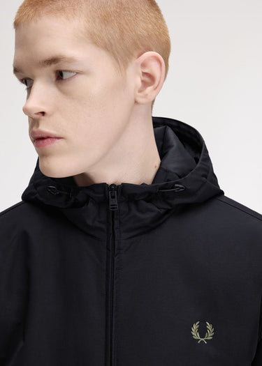 Fred Perry Jassen Hooded brentham jacket - black