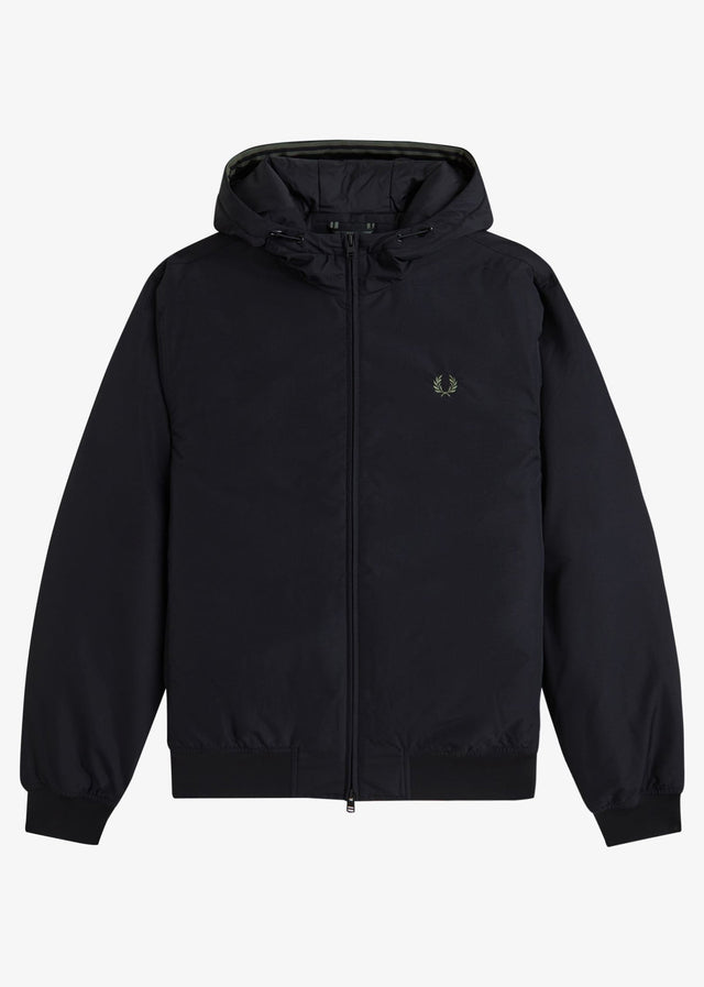 Fred Perry Jackets Hooded brentham jacket - black