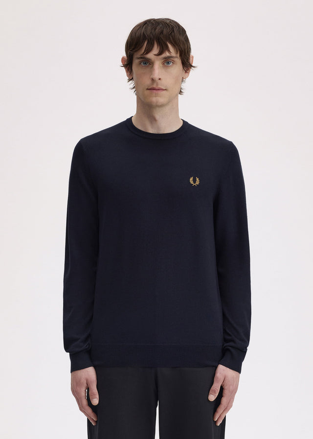 Fred Perry Sweaters Classic crew neck jumper - navy