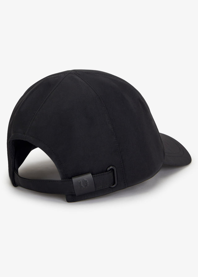 Fred Perry Caps Crinkle nylon cap - black