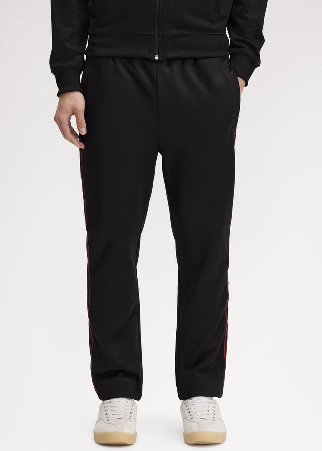 Fred Perry Pants Contrast tape track pant - black