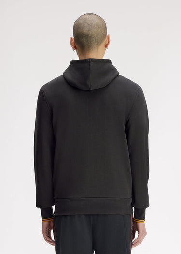 Fred Perry Vesten Hooded zip through sweatshirt - anchor grey golden