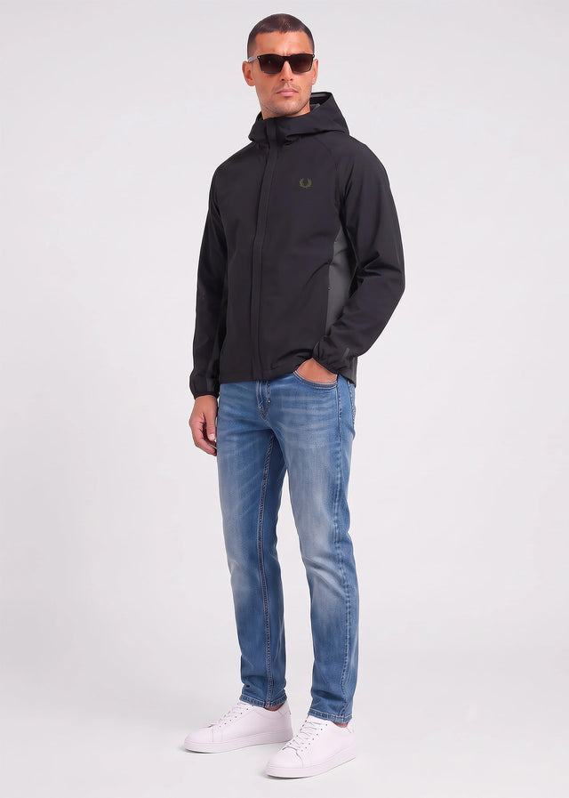 Fred Perry Jackets Tipped colour block jacket - black