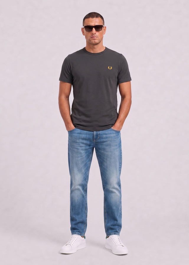 Fred Perry T-shirts Ringer t-shirt - anchor grey