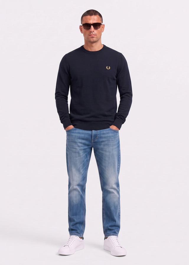 Fred Perry Sweaters Classic crew neck jumper - navy