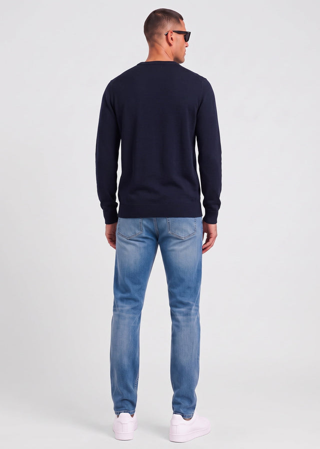 Fred Perry Sweaters Classic crew neck jumper - navy