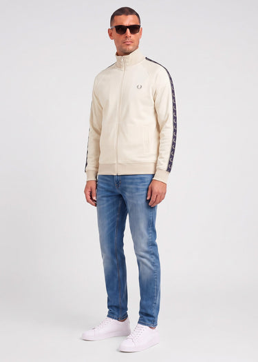 Fred Perry Vesten Contrast tape track jacket - ecru