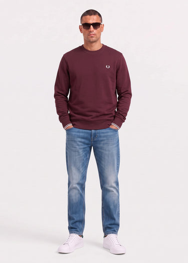 Fred Perry Truien Crew neck sweatshirt - oxblood ecru