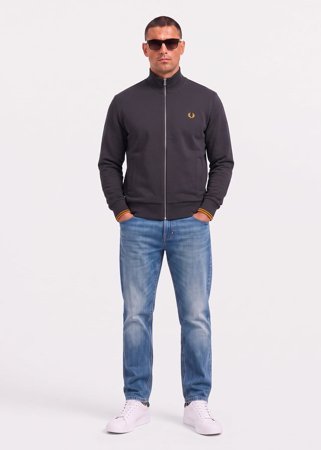 Fred Perry Cardigans Zip through sweatshirt - anchor grey