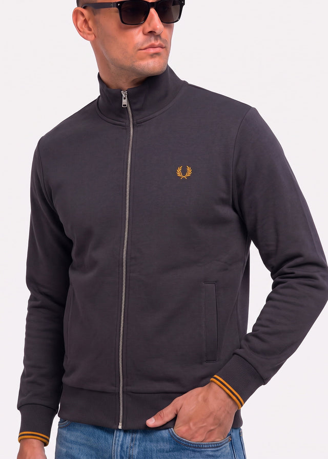 Fred Perry Cardigans Zip through sweatshirt - anchor grey