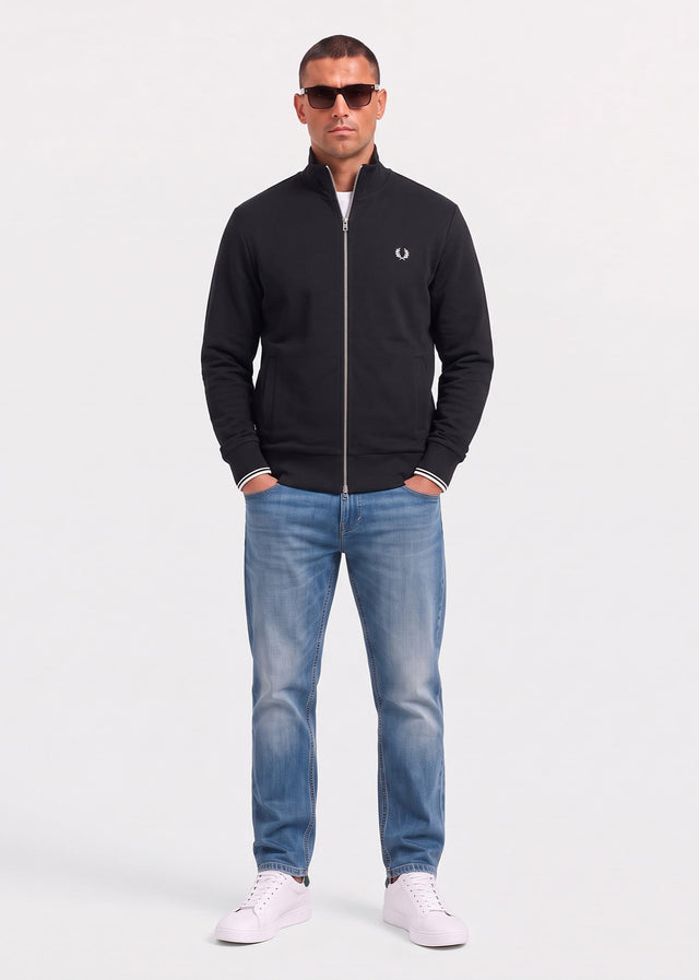 Fred Perry Cardigans Zip through sweatshirt - black