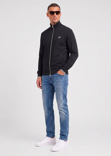 Fred Perry Vesten Zip through sweatshirt - black