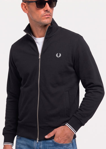Fred Perry Vesten Zip through sweatshirt - black