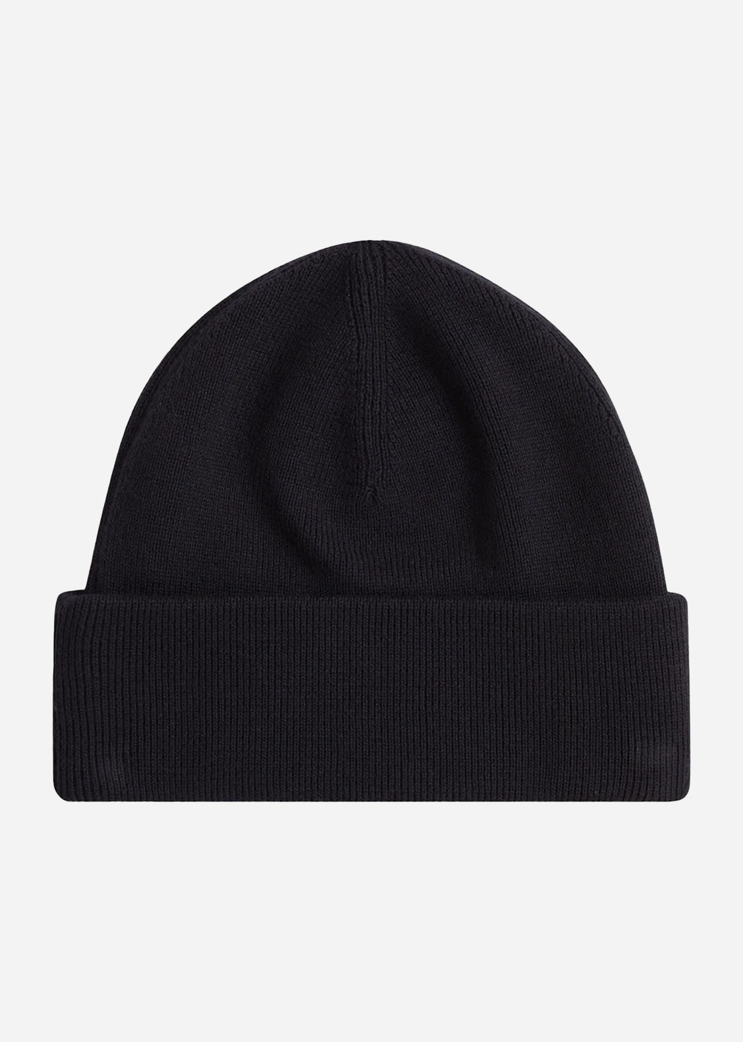 Fred Perry Mutsen  Classic beanie - black whisky 