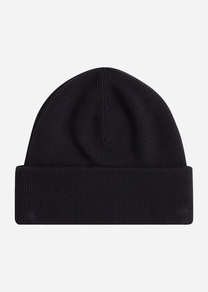 Fred Perry Mutsen  Classic beanie - black whisky 