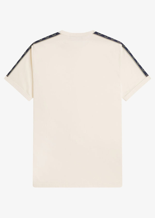 Fred Perry T-shirts Contrast tape ringer t-shirt - ecru