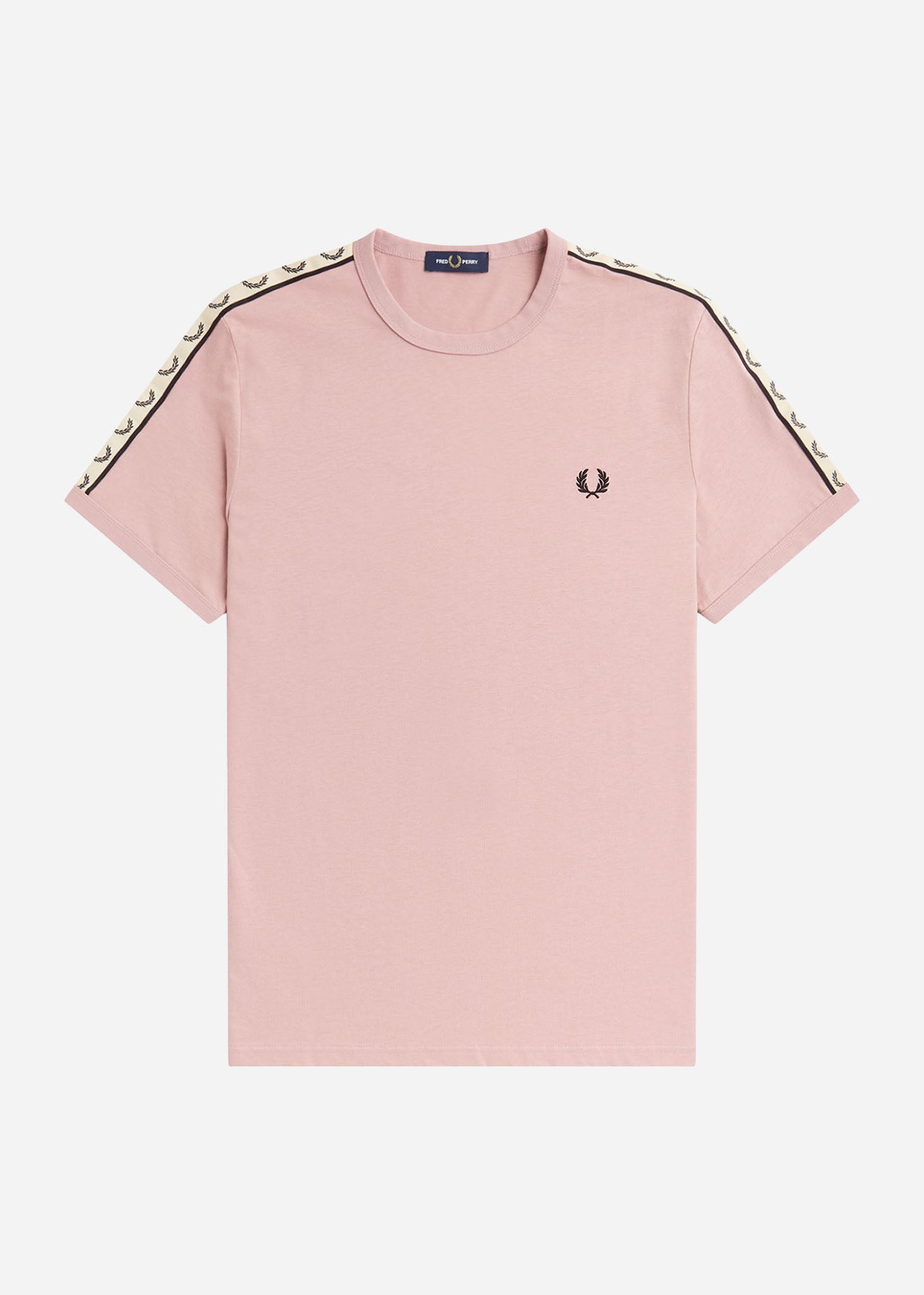 ★FRED PERRY★ Sport Contrast Tape Ringer T-Shirt W75 AFPM25 Fred Perry at Casual Lads | Order today, receive tomorrow