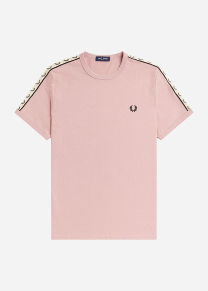 Fred Perry T-shirts  Contrast tape ringer t-shirt - dusty rs pink black 