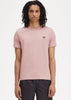 Fred Perry T-shirts  Contrast tape ringer t-shirt - dusty rs pink black 